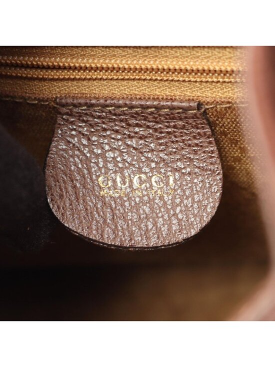 Gucci Backpack Bamboo 003 Brown Suede Leather main image 3